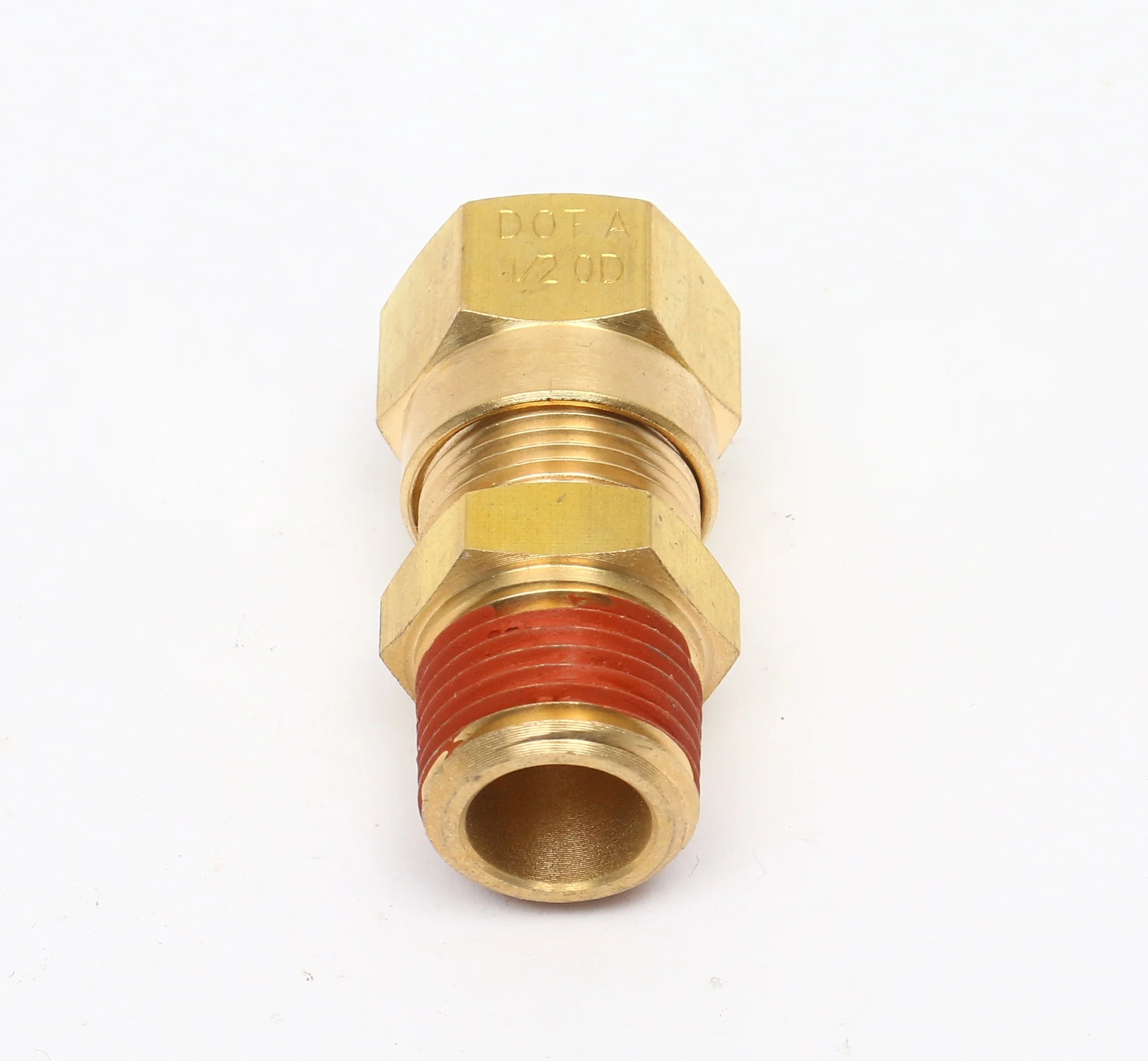 Key Forward Connectors Pipe Fittings Tube male quick connector stopper Adapter Brass air pipe quick connector