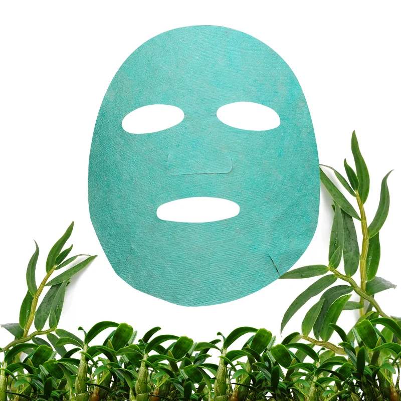 nonwoven mask sheet dendrobium fiber green new material for face masks paper Dry Mask Sheet