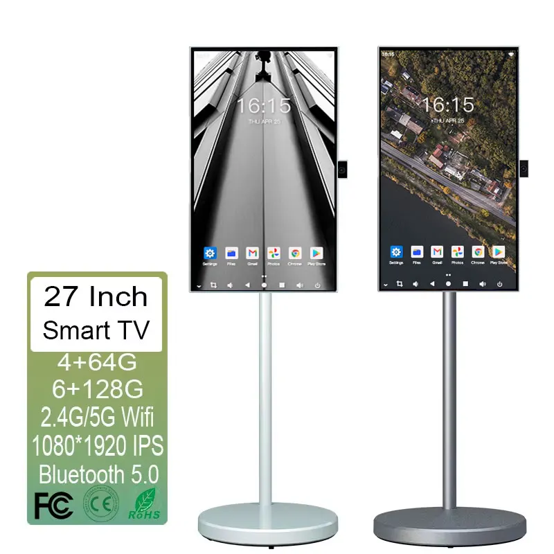 Interactive 21.5 27 32 Inch Smart Television In Cell Touch Monitor Lcd Screen Tiktok Portable Touch Screen Digital Signage