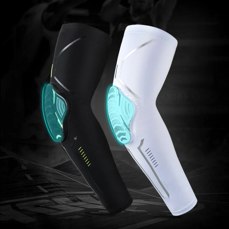 1PCS Sports Riding Stretch Honeycomb Arm Guard Anti-Collision Pressure Elbow Cover Pad Fitness Armguards