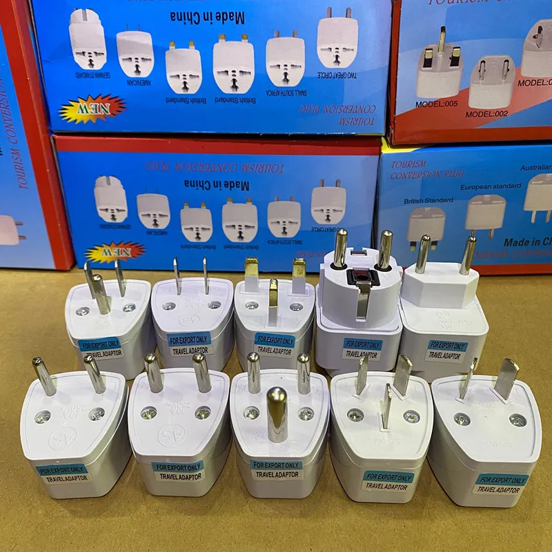 UK Travel Universal Wall Electrical Plug Adapter Converter Socket 10A 500W AU EU to UK Travel Adapter