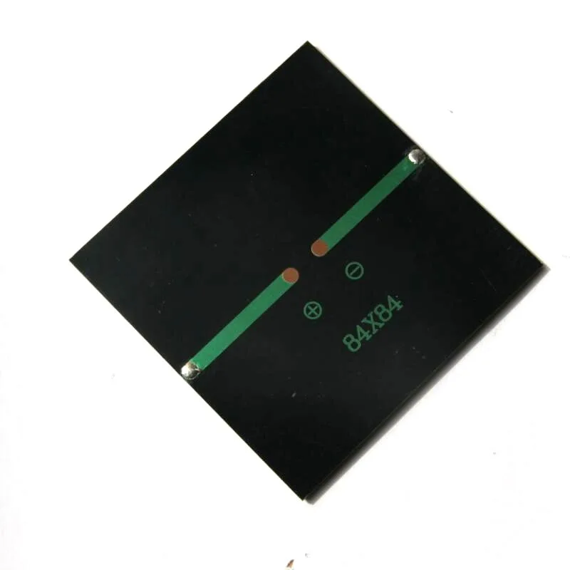 0.8Watt 84x84MM Solar Square Plate 5V DIY Mini Solar Cells Epoxy Solar Panel
