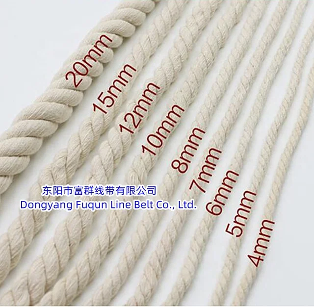 custom colored 5mm macrame cord  20mm white cotton rope twisted and braided