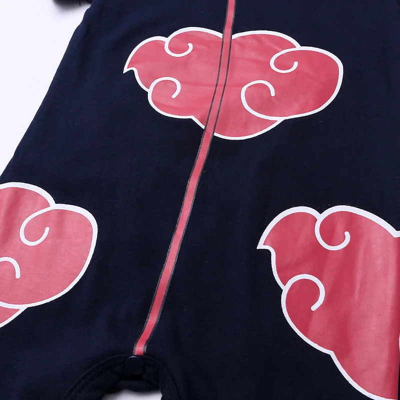 Naruto Costume Akatsuki clothes Cosplay Sasuke Uchiha Cape Itachi Clothing Cosplay Romper Jumpsuit