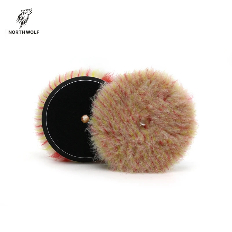 Car Detailing New Wool Pad North Wolf High Quality DA Wool Buffing Pad