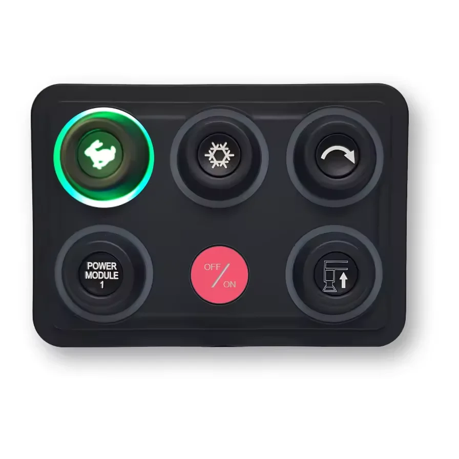 5 Gang LED Switch Panel 12V Marine Boat Truck SUV Car Universal Off Road Lights LED Switch Panel for car