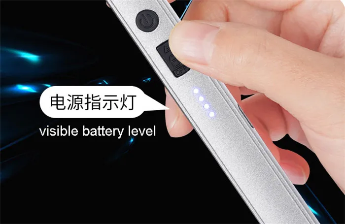 Fashion Windproof Rechargeable USB Typc-C Electric Charge Pulse Arc Lighter Plasma Smoking Kitchen Candle BBQ Camping Igniter
