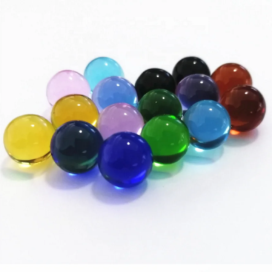 Высококачественный декоративный прозрачный красный хрустальный шар 25 мм 30 35 40 Твердый стеклянный сферы