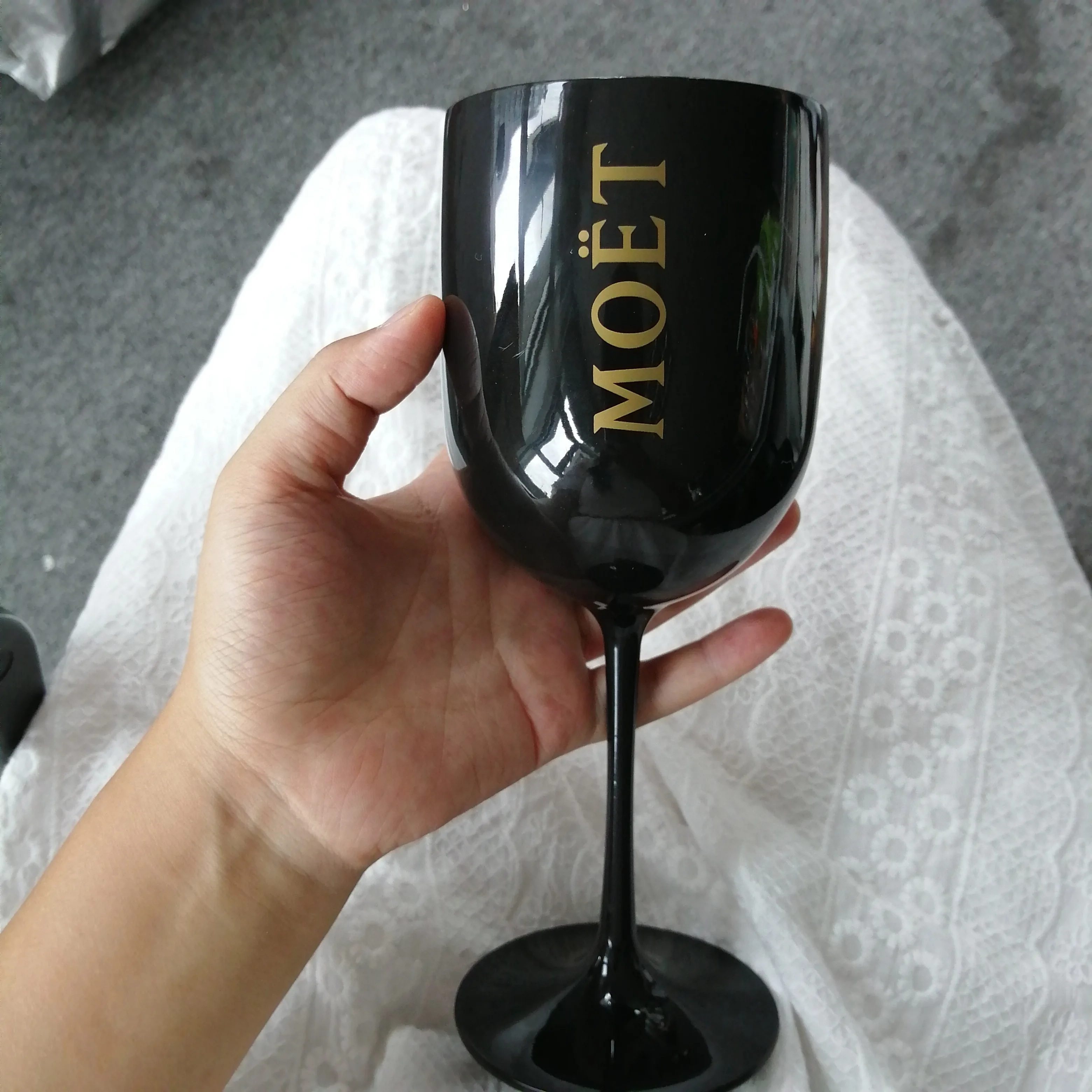 16oz wine glasses elegant white champagne reusable unbreakable custom color