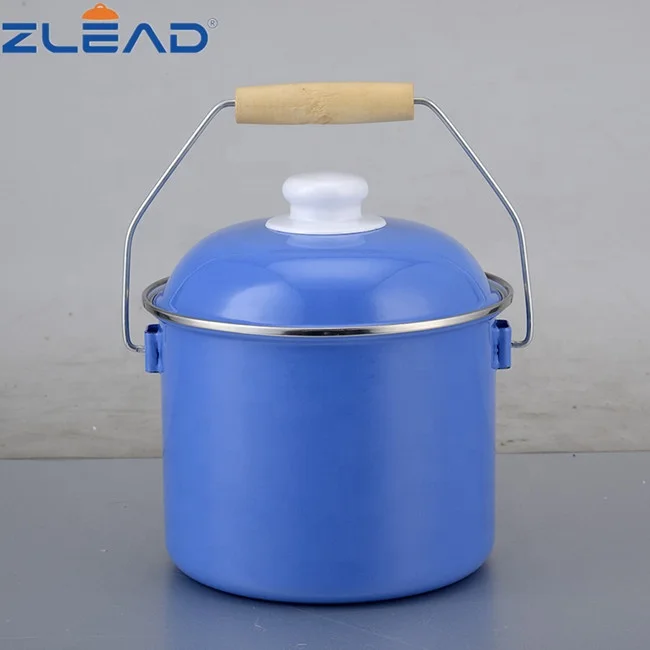 755DB Enamel Water Stock Pot Enamel Pails Enamel Bucket