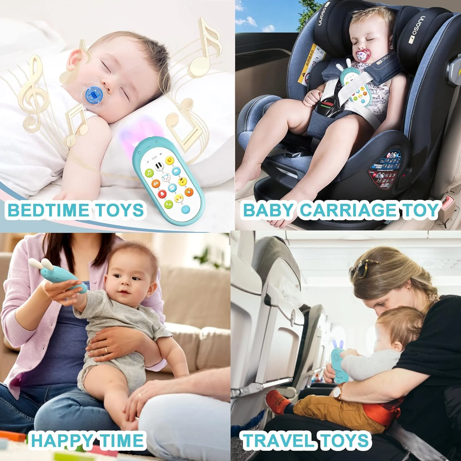 Customized Molding Push Buttons Baby Phone Toy Interactive Educational Sound Toy Phone For Children
