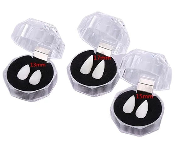Fashion Halloween Vampire Dentures Tooth Cute Fangs for Party Teeth Whitening