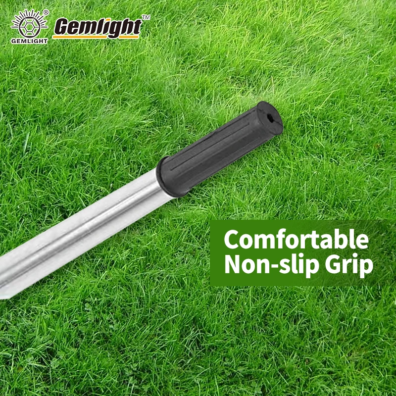 Galvanized Metal Lawn Leveling Hand Tool Wide Stainless Steel Lawn Leveling Rake for Golf Course