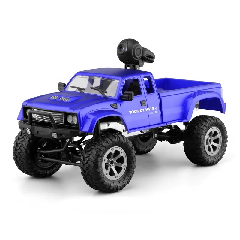 Fayee FY002A 2.4G RC Car With Headlight 1:16 Remote Control Crawler With WIFI Camera Offroad Military Truck For Gifts