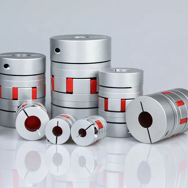 Cnc Flexible Shaft Coupling Double Diaphragm Clamp Series Shaft Couplings Aluminum Coupling for Encoder and Miniature Motor