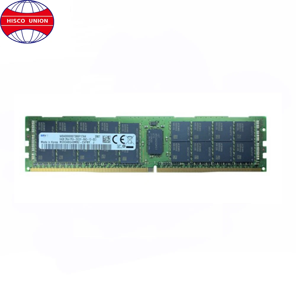 M393A8G40AB2-CWE 64gb (1x64gb) 3200mhz Pc4-25600 Cl24 Ecc Registered Dual Rank X4 1.2v Ddr4 Sdram 288-pin Rdimm Memory Module