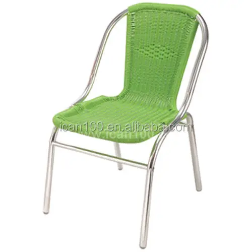 Aluminum Rattan Chair Outdoor Courtyard Hotel Garden Leisure Garden Furniture Rattan Wicker Patio Chair