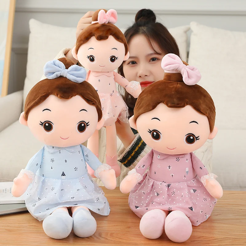 Angel doll Super Kawaii Plush Girls Doll with Clothes Kid Girls Baby Appease stuffed plush toys