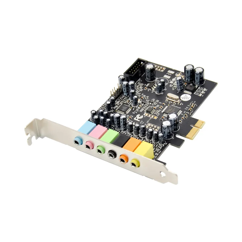Хорошая цена новый продукт чипсет CMI8828 7 1 каналов PCI Express интерфейс Аудио Звуковая