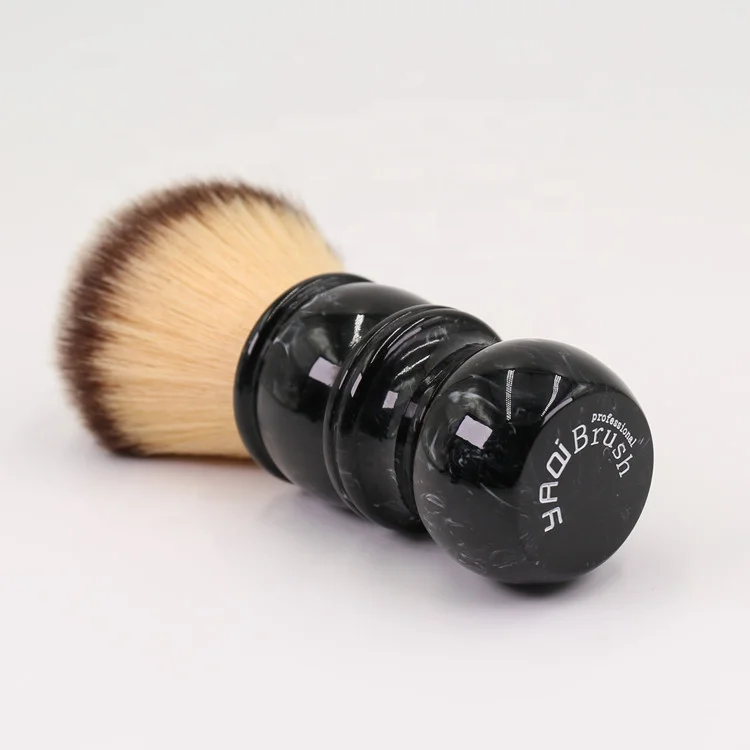 
wholesale private label 24mm yaqi quality new style men care handmade resin handle shaving brush synthetic hair 