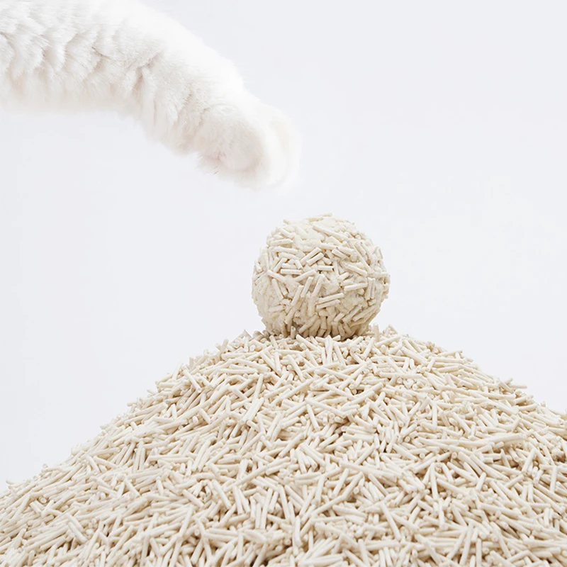 Wholesale Cat Litter Factory OEM BSCI Customized Logo Feline Fresh Clumping Low Tracking Tofu Cat Litter Sand