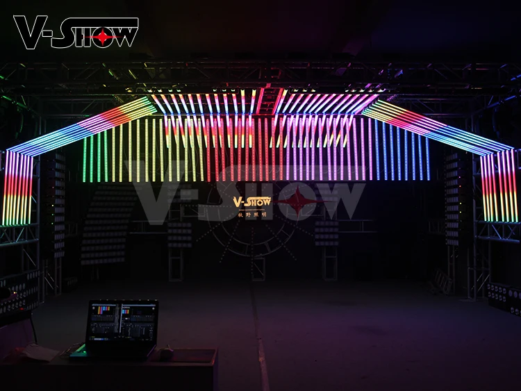 V-Show Led Pixel 16pcs With Controller RGB Pixel Bar Lights 3IN1 LED Pixel Tube Dj Disco Club