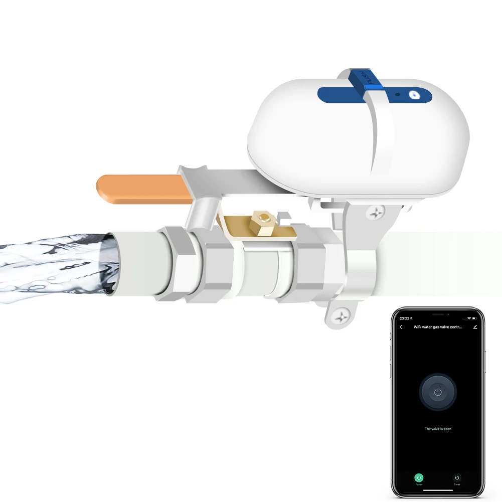 Wifi Zigbee Tuya Умный клапан воды газовый контроллер