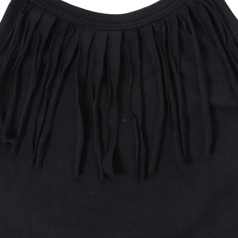  Детская одежда Простой галстук простой черный Детский комбинезон из бамбука