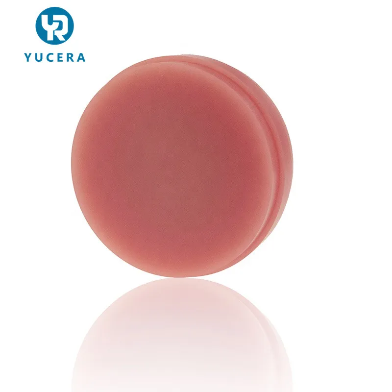 Yucera Cad Cam Стоматологическая фрезерная Однослойная PMMA пустая ацетальная акриловая смола для зубных протезов