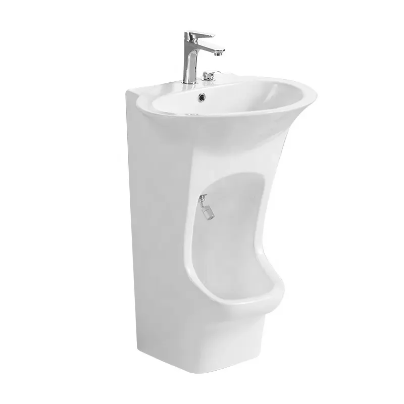Custom automatic muslim prayer wash basin workplace muslim wash basin pedestal sink