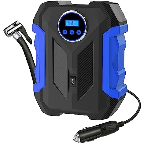 Хороший продукт автомобильный портативный насос для шин цифровой воздушный компрессор машины со светодиод