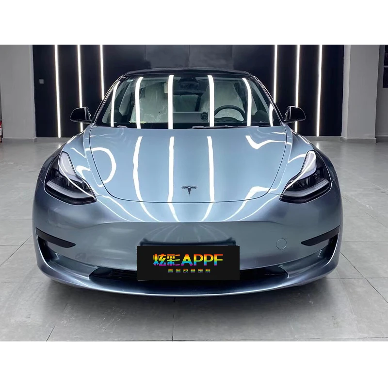 Car Films Color Ppf 1.52*18m/roll Liquid Metal Blue Ppf Paint Protection Film Color Changing Car Wrap Vinyl Ppf