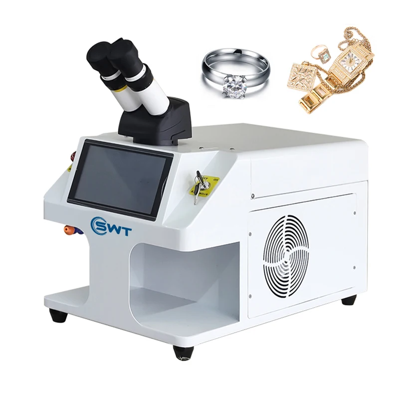 60w portable mini Jewelry spot laser welding machine  for gold silver diamond ornaments repairing soldering