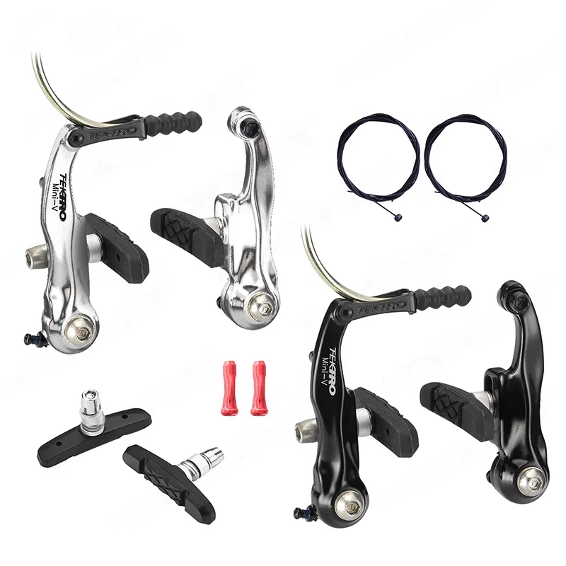 Aluminum Alloy Road Mtb Folding Bike Bicycle Parts V Brake Caliper Bicycle Brake Shoes