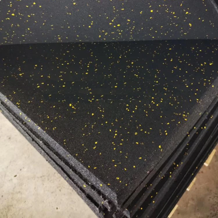 
10 mm gym center shock absorbing rubber with EPDM Granules flooring 