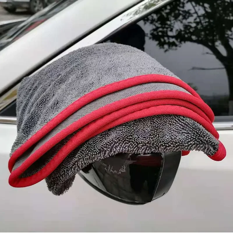 1200gsm 1400 gsm thickened car wash accessories towel twisted loop car cleaning drying microfiber towel car wach