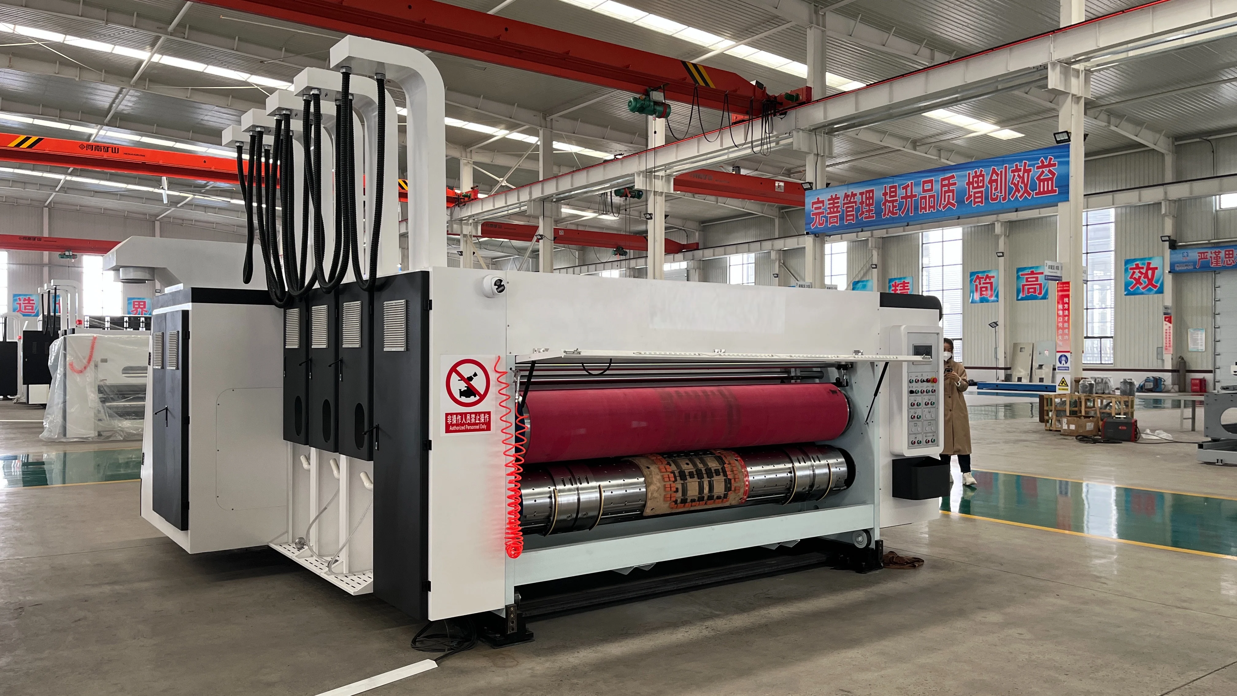 Automatic corrugated Carton Box Printing Rotary Die Cutting slotting Machine