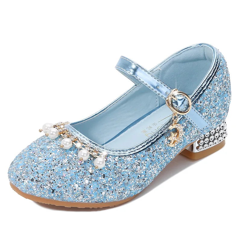 
hot sell lovely children girl sandals Shiny Summer Shoes Princess Shoes Kids toddler girl sandals shoes 