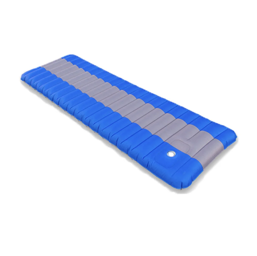 SOLO WILD ultralight folding fishing tpu sleeping mattress roll up mat lightweight air inflatable camping pad with built in pump