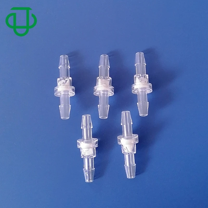 JU Mini Clear Polycarbonate Hose Barb Non Return One Way Plastic Duckbill Check Valve