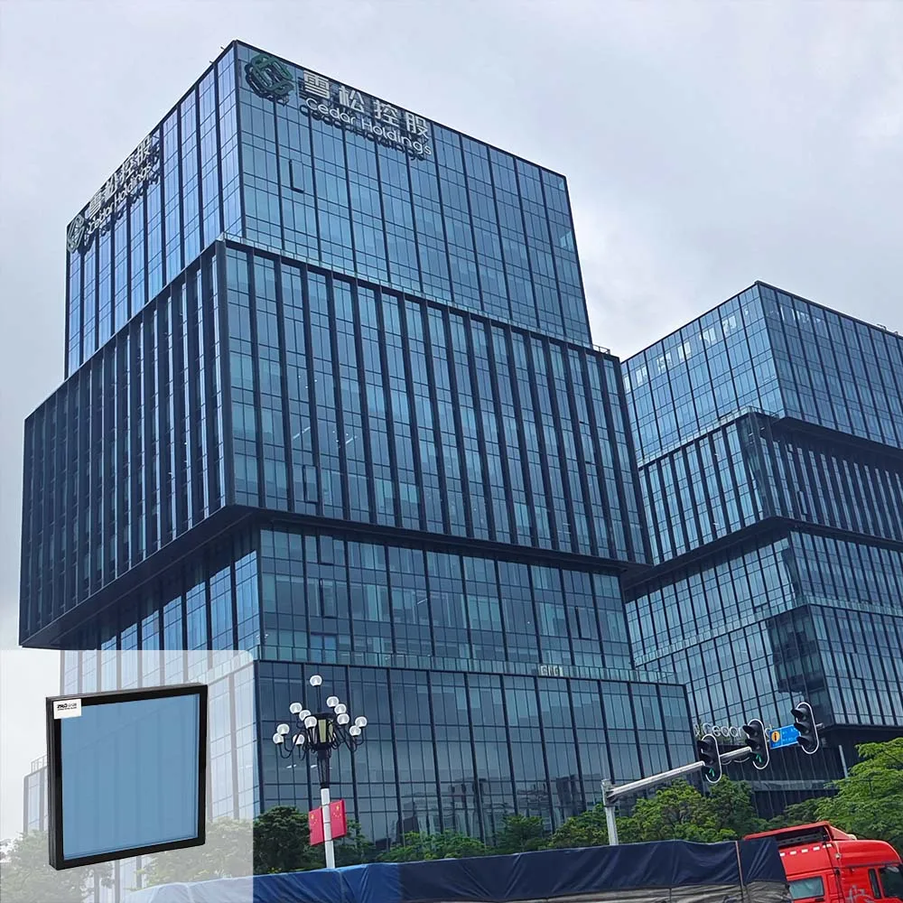 Low E Glass Building Glass Insulating Soundproof Glass Partition