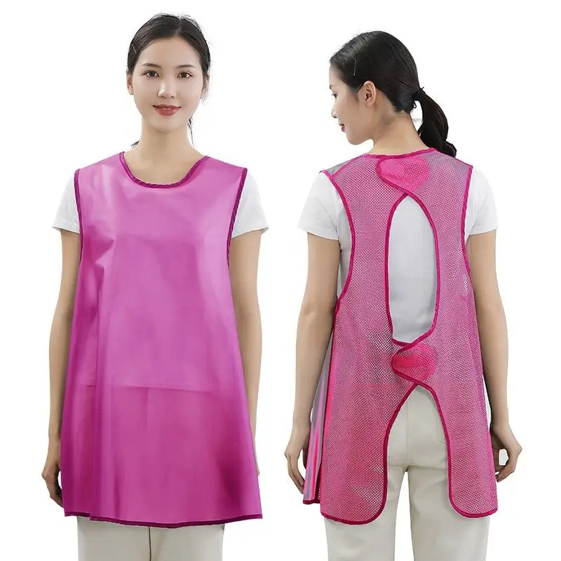 Factory Supply Synthetic PVC Clear Transparent Waterproof Smock Apron