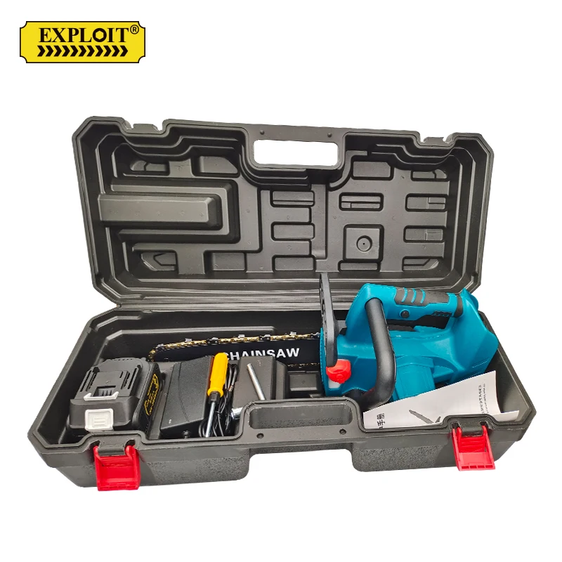 Wholesale price hardware mini hand tools electric lithium brushless cordless garden chain saw