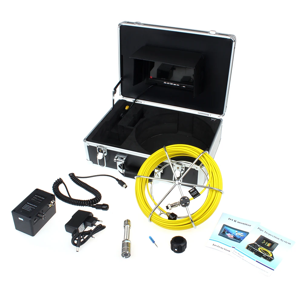 20M 30M 50M 100M borescope inspection camera for pipes