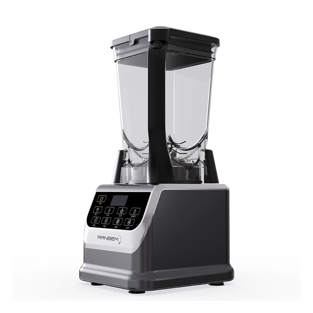Kitchen blender stainless steel housing ice smoothie high speed countertop blender professional blender
