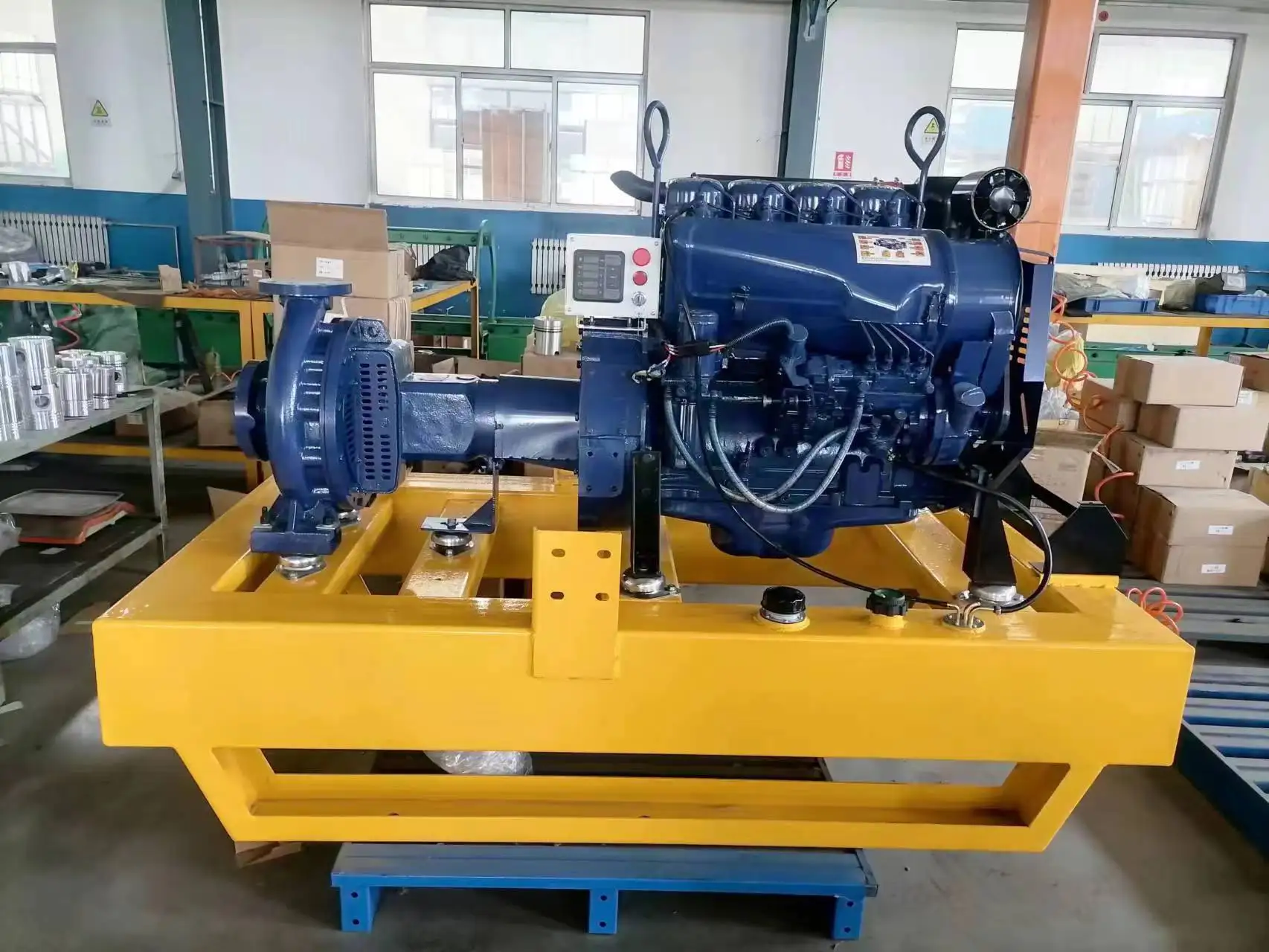 6 inch diesel centrifugal irrigation pump with F4L912 diesel engine 100-65mm