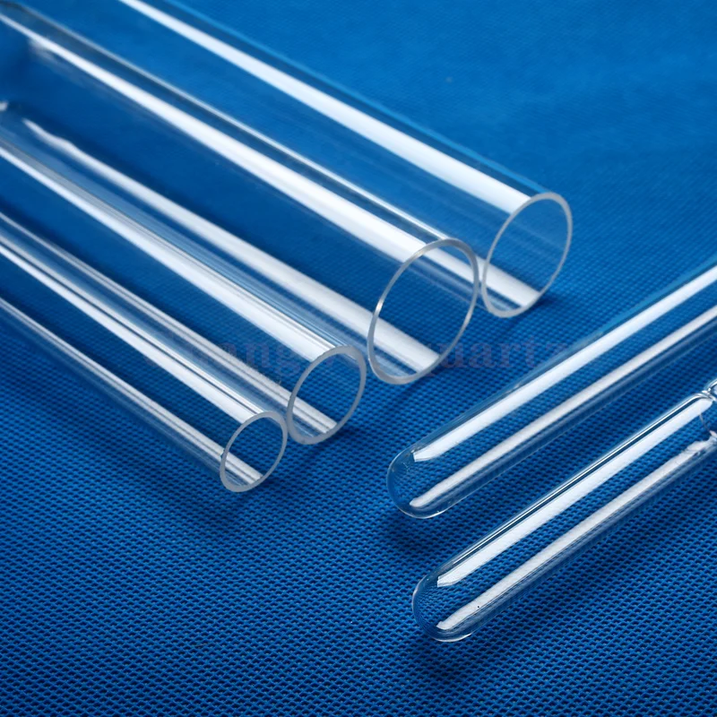 22mm quartz tube customized quartz test tube transparent quartz tube for tubular furnace