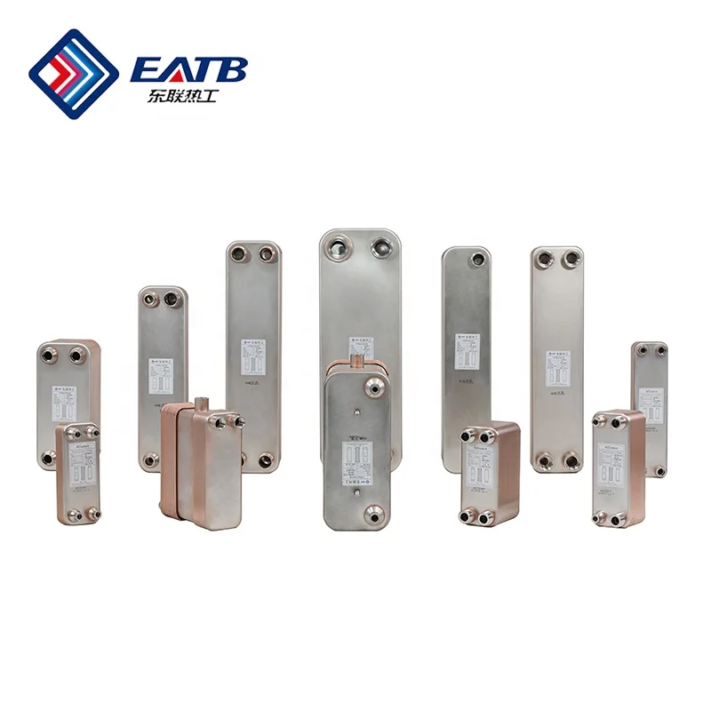 Large Heat Transfer Area Stainless Steel Brazed Plate Heat Exchanger For Oil Cooling Equipment