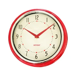 Analog Quartz  Metal Clock Design with Sugar Colors