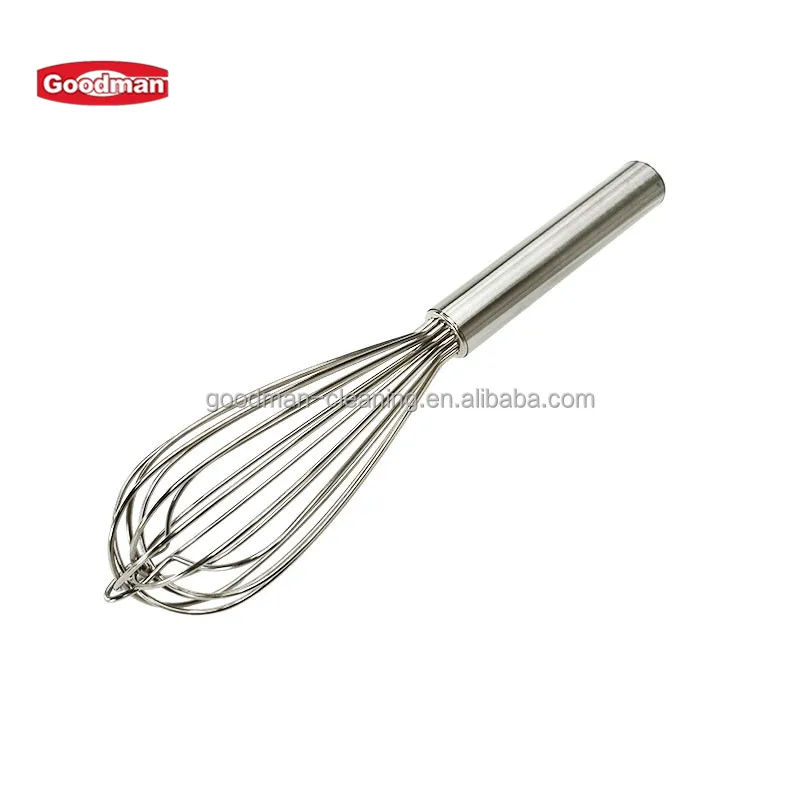 Kitchen Gadget Smallware  Bakery Cake Tool Sauce Stirring Milk Cream Mixing Whipper Stainless Steel Manual Egg Beater Whisk